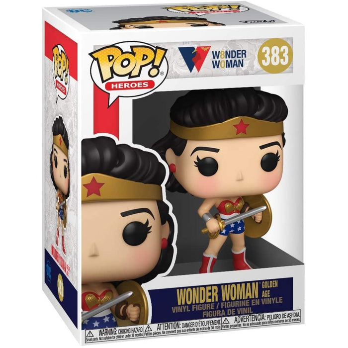 Figurina Funko Pop Wonder Woman 80th - Wonder Woman (Golden Age) - Red Goblin