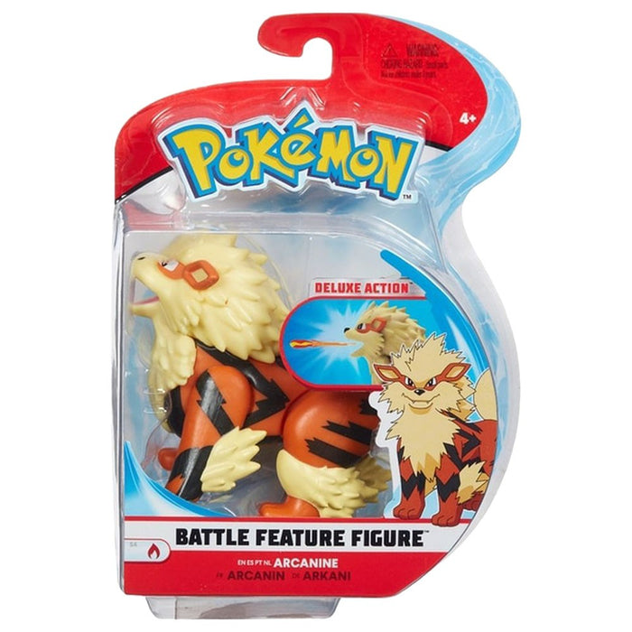 Figurina Articulata Pokemon Battle Feature 11 cm Wave 10 - Arcanine - Red Goblin