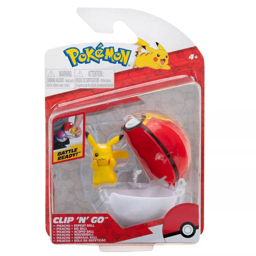 Figurina Pokemon Clip 'N' Go Pokeball Wave 10 - Pikachu - Red Goblin
