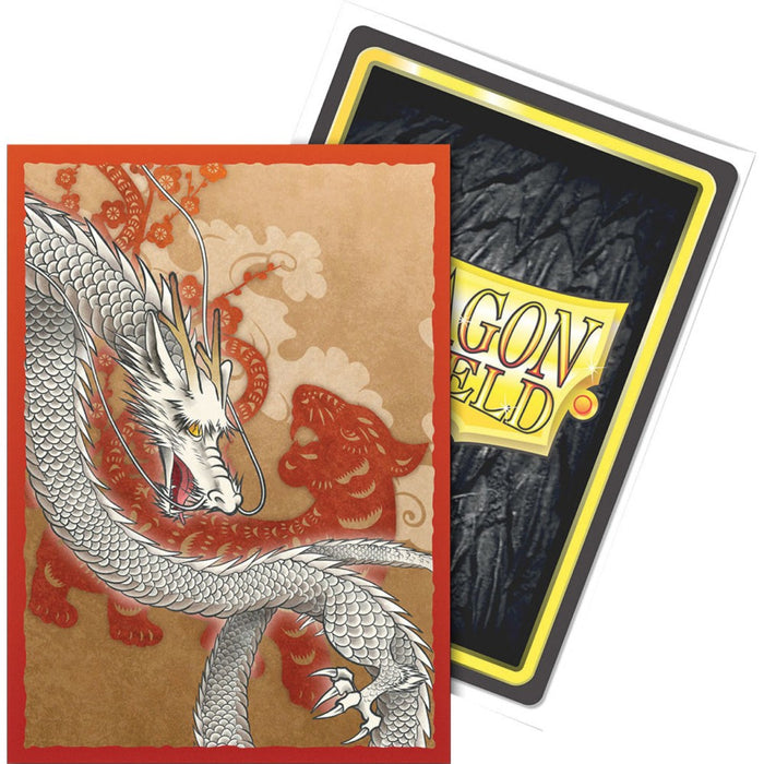 Sleeve-uri Dragon Shield Brushed Art Sleeves - Water Tiger 2022 (100 Bucati) - Red Goblin