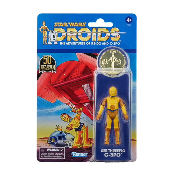 Figurina Articulata Star Wars Vintage Collection 3/34 Droids C-3PO - Red Goblin