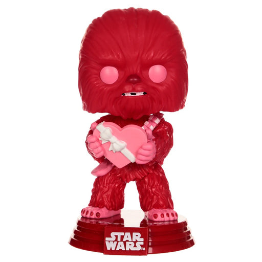 Figurina Funko Pop Star Wars Valentines - Cupid Chewbacca - Red Goblin