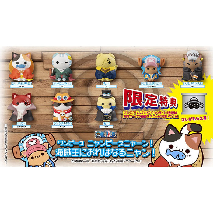Set Figurine One Piece Mega Cat Project Trading Figures NyanPieceNyan! Vol. 1 Special Bundle - Red Goblin
