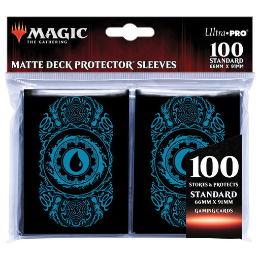Sleeeve-uri UP - Standard Sleeves for Magic The Gathering Mana 7 Island (100 Bucati) - Red Goblin