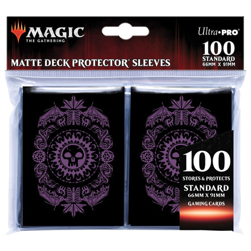 Sleeeve-uri UP - Standard Sleeves for Magic The Gathering Mana 7 Swamp (100 Bucati) - Red Goblin