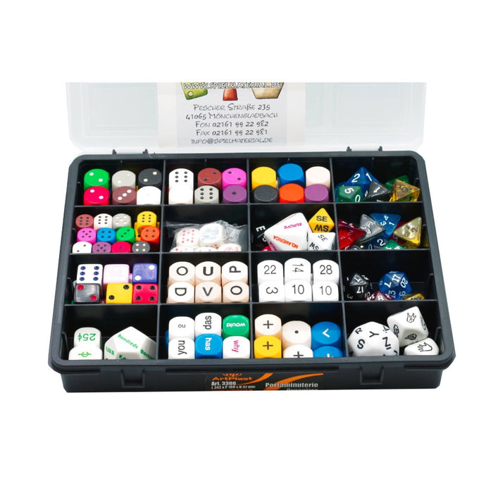 Dice Suitcase + Dices - Red Goblin