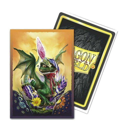 Sleeve-uri Dragon Shield Brushed Art Sleeves - Easter Dragon 2022 (100 Bucati) - Red Goblin