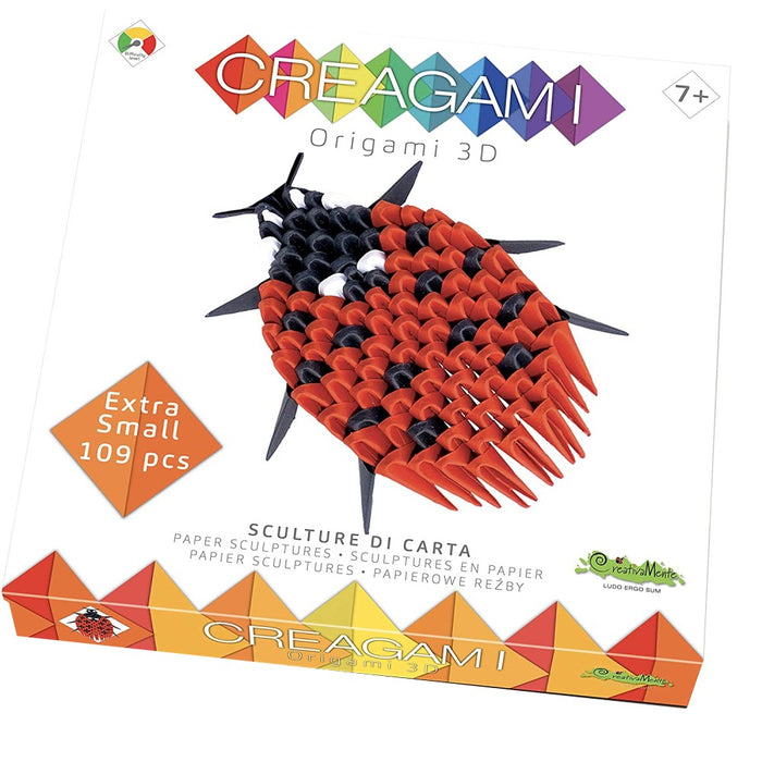Origami 3D Creagami - Buburuza 109 piese - Red Goblin