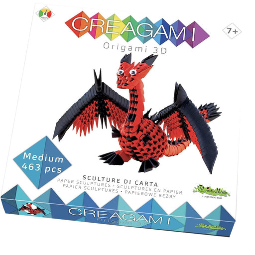 Origami 3D Creagami - Dragon 481 piese - Red Goblin