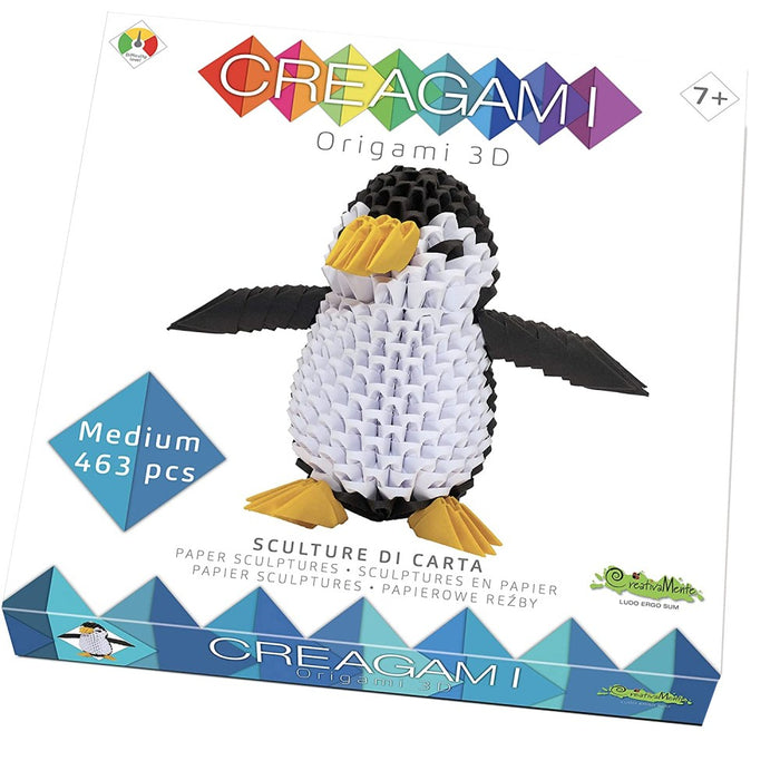 Origami 3D Creagami - Pinguin 463 piese - Red Goblin