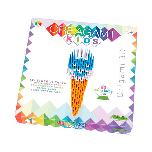 Origami 3D Creagami Kids - Inghetata 83 piese - Red Goblin
