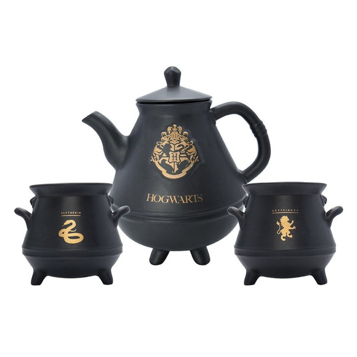 Set pentru Ceai Harry Potter - Teapot with Hogwarts Cauldrons - Red Goblin