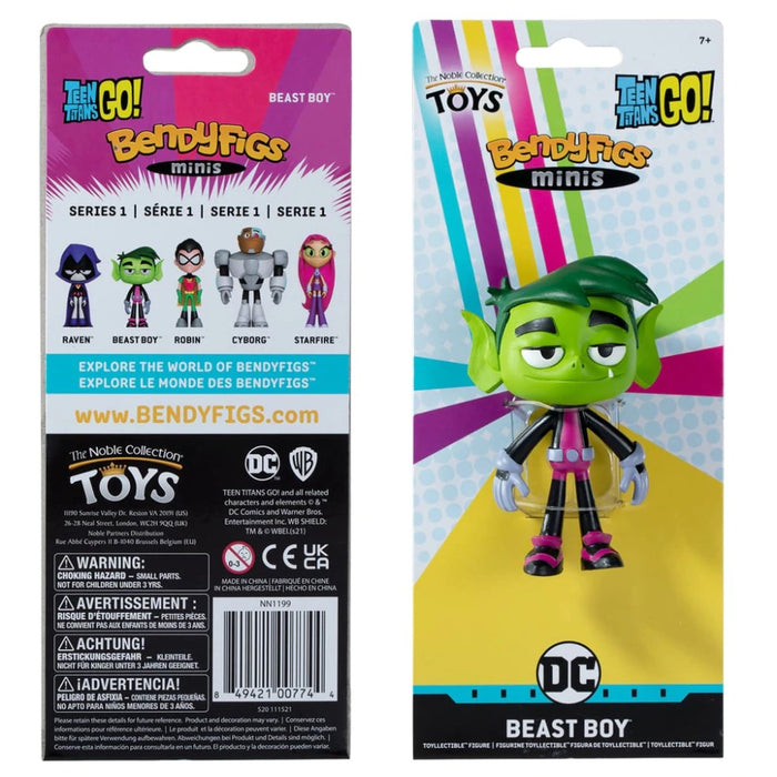 Figurina Articulata Teen Titans Go - Mini Bendyfigs - Beast Boy - Red Goblin