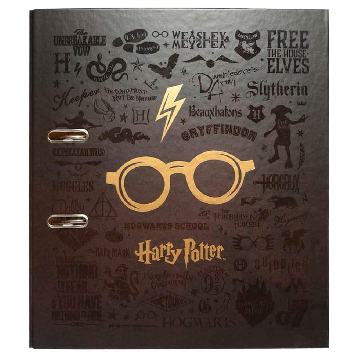 Folder cu Clip Compresor Harry Potter Glasses - Red Goblin