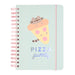 Notebook cu Sina A5 Hard Cover Bullet Journal Pusheen Foodie Collection - Red Goblin