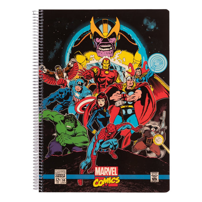 Notebook cu Sina A4 Polipropilena 4x4 Cover Marvel Comics Avengers - Red Goblin