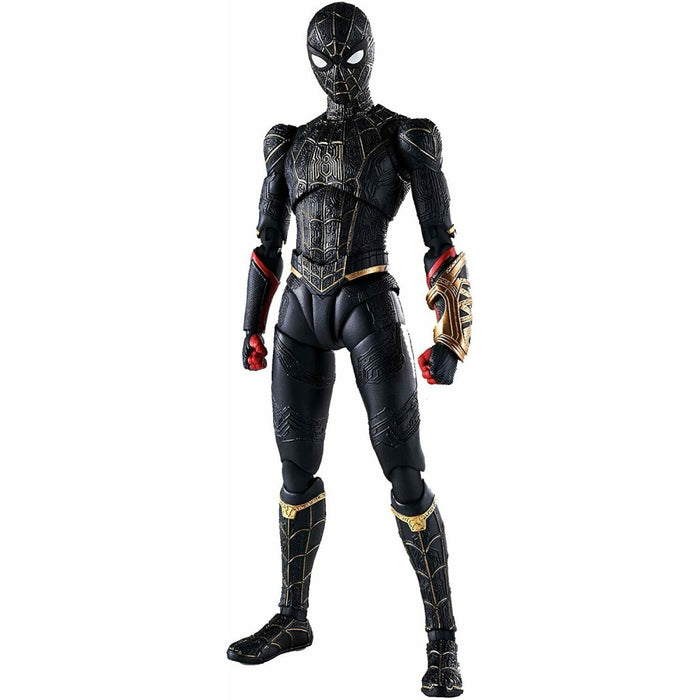 Figurina Articulata Spider-Man No Way Home S.H. Figuarts Spider-Man Black & Gold Suit (Special Set) 15 cm - Red Goblin