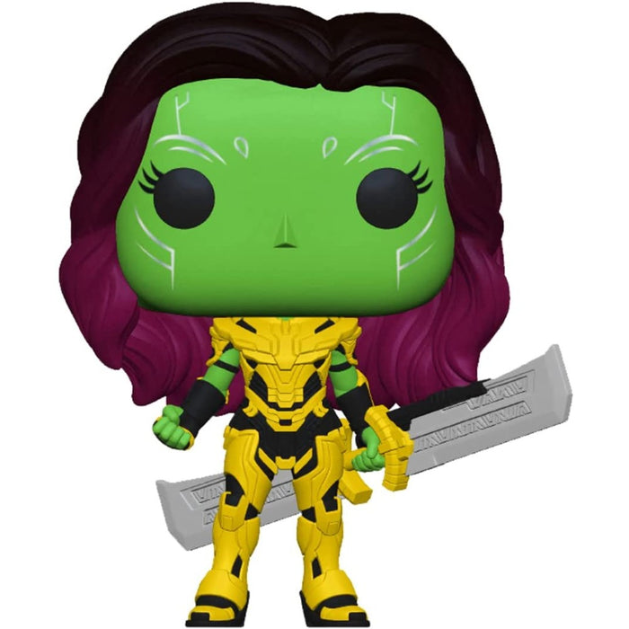 Figurina Funko Pop What if...? - Gamora with Blades of Thanos - Red Goblin
