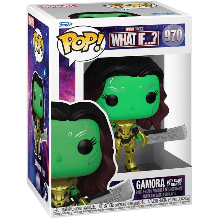 Figurina Funko Pop What if...? - Gamora with Blades of Thanos - Red Goblin
