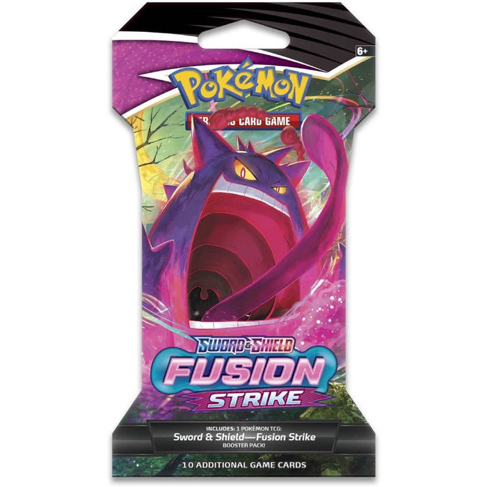 Pokemon Trading Card Game Sword & Shield 8 Fusion Strike - Sleeved Booster Pack - Red Goblin