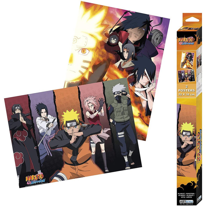 Set 2 Postere Chibi Naruto Shippuden - Groups (52x38) - Red Goblin