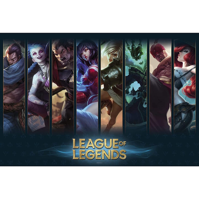 Poster League of Legends - Champions (91.5x61) - Red Goblin
