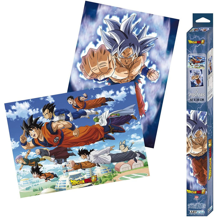 Set 2 Postere Chibi Dragon Ball Super - Goku & Friends (52x38) - Red Goblin
