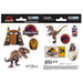 Stickere Jurassic Park - 16x11cm 2 Sheets - Dinosaurs - Red Goblin