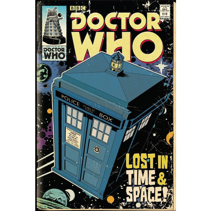 Poster Doctor Who - Tardis Comic (91.5x61) - Red Goblin
