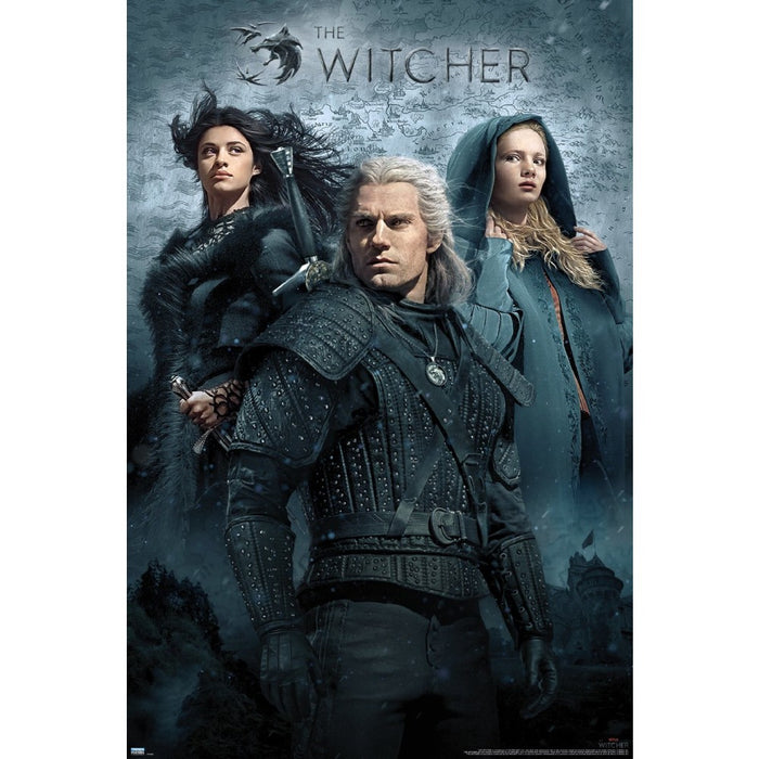 Poster The Witcher - Key Art (91.5x61) - Red Goblin