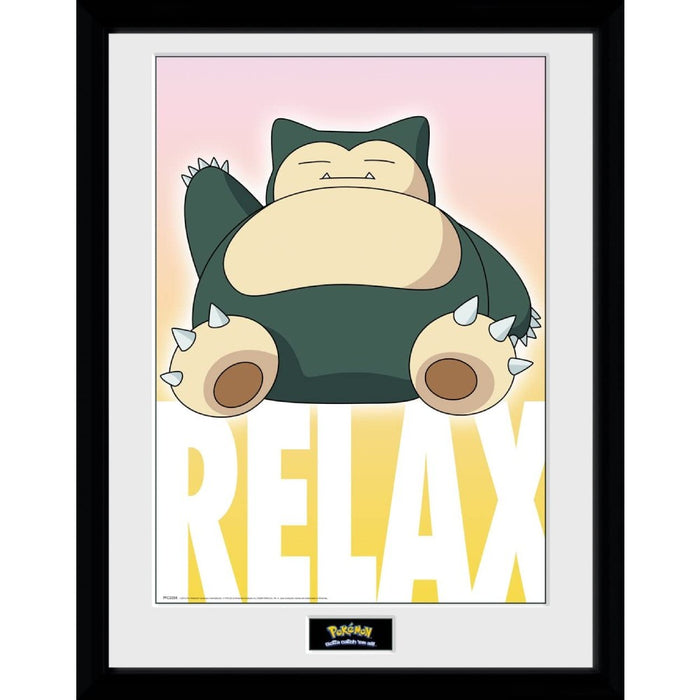Poster cu Rama Pokemon - Snorlax - Red Goblin