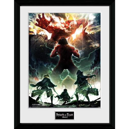 Poster cu Rama Attack on Titan - Key Art - Red Goblin