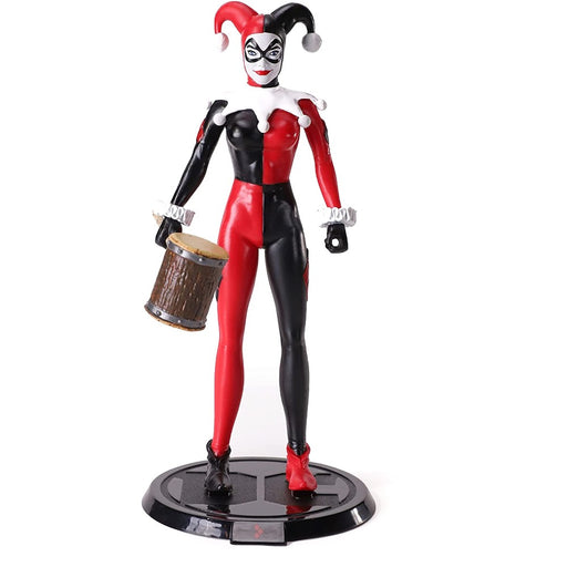 Figurina Articulata DC Comics - Bendyfigs - Harley Quinn Jester Outfit - Red Goblin