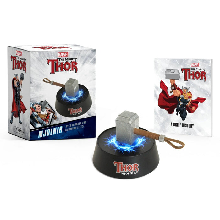 Replica Marvel Thor Mjolnir with Thunder & Lightning Effect Kit - Red Goblin