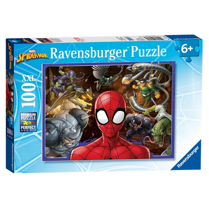 Puzzle Ravensburger Spider-Man 100 Piese - Red Goblin