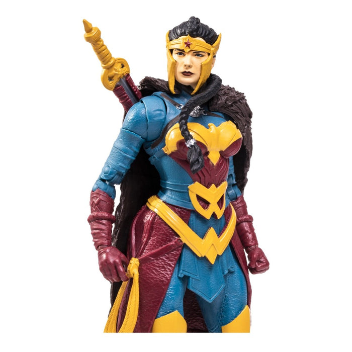 Figurina Articulata DC Build-A wv7 Endless Winter Wonder Woman 7in - Red Goblin