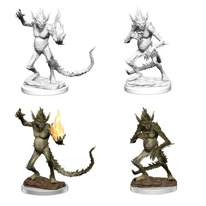 Miniaturi Nepictate D&D Nolzur's Marvelous - Barbed Devils - Red Goblin