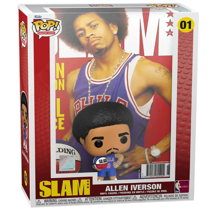 Figurina Funko Pop NBA Cover SLAM - Allen Iverson - Red Goblin