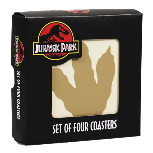 Set 4 Suporturi Pahare Ceramica Jurassic Park - Red Goblin
