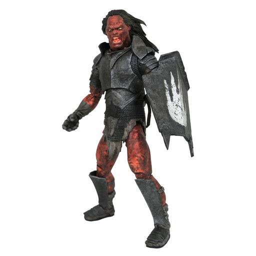 Figurina Articulata Lord of the Rings DLX - Uruk-hai Orc - Red Goblin