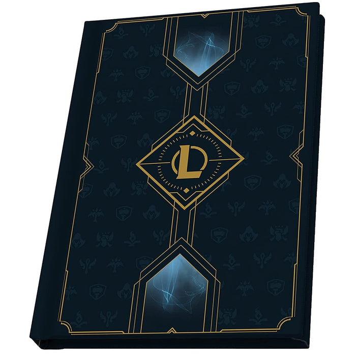 Set Cadou League of Legends - Pahar XXL + Insigna + Notebook Hextech Logo - Red Goblin