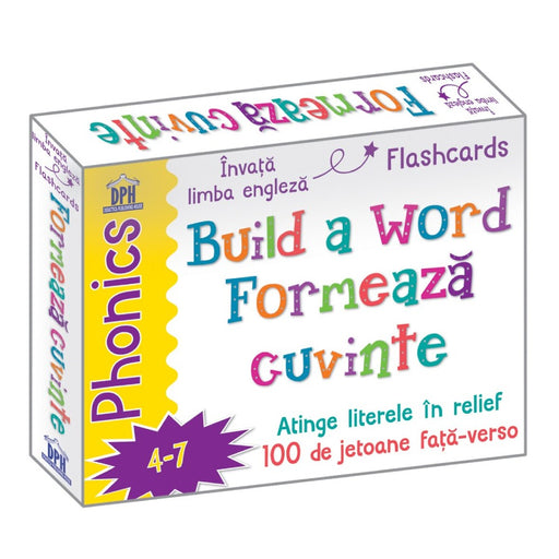 Build A Word - Formeaza Cuvinte - Jetoane Limba Engleza - Red Goblin