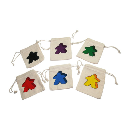 Carcassonne - Set Bags for Meeples - Red Goblin