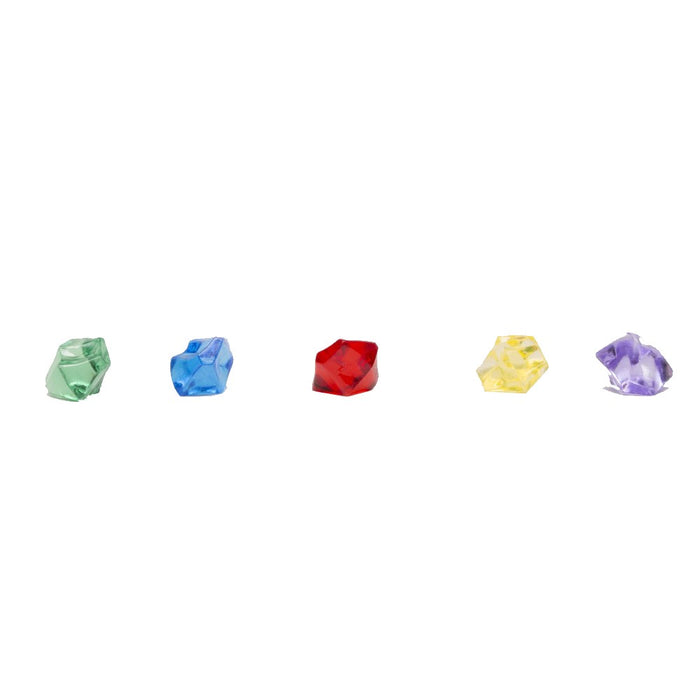 Set Crystal Gems in 5 Colors - Red Goblin
