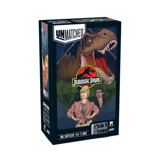 Unmatched Jurassic Park Sattler vs T Rex - Red Goblin