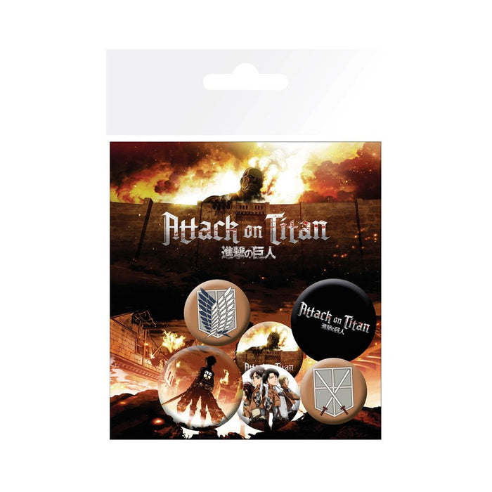 Set Insigne Attack On Titan - Characters - Red Goblin