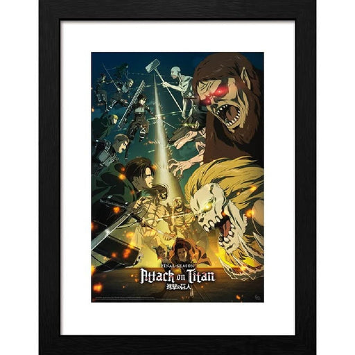 Poster cu Rama Attack On Titan - S4 Key Art 3 - Red Goblin