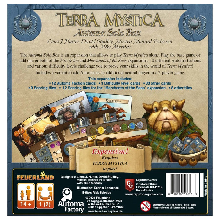 Terra Mystica - Automa Solo Box - Red Goblin