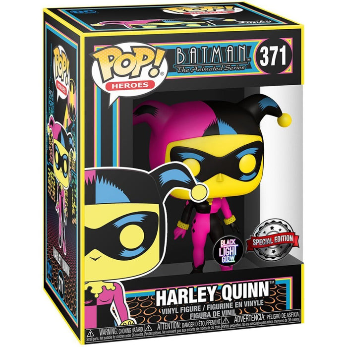 Figurina Funko Pop DC - Harley Quinn (Black Light) - Red Goblin