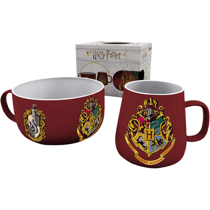 Set Mic Dejun Harry Potter Cana + Bol - Crests - Red Goblin